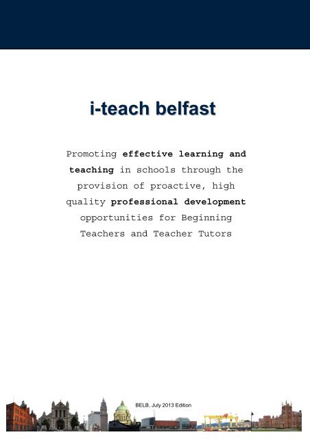 A Beginning Teacher's Guide to the Induction Process i-teach belfast