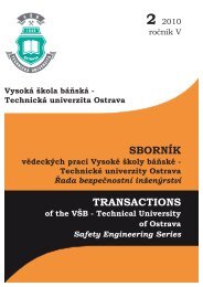 SbornÃ­k - FBI - VysokÃ¡ Å¡kola bÃ¡ÅskÃ¡ - TechnickÃ¡ univerzita Ostrava