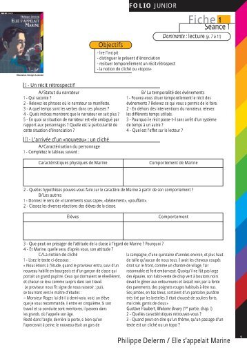 Objectifs - Gallimard