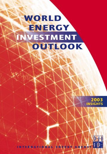 World Energy Investment Outlook 2003 - World Energy Outlook