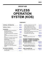 KEYLESS OPERATION SYSTEM (KOS) - EvoScan