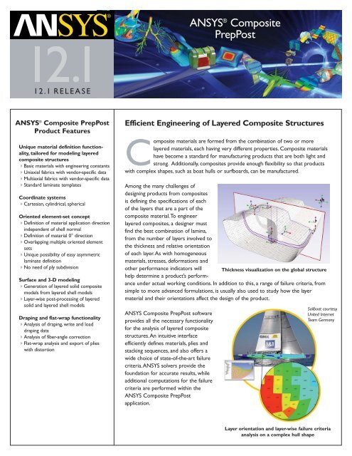 Ansys Composite PrepPost 12.1 - PhilonNet Engineering Solutions