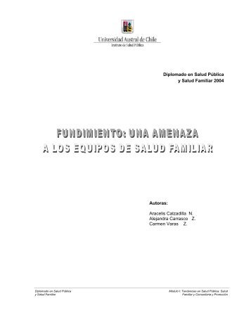 Fundimiento: Una amenaza a los equipos de salud familiar