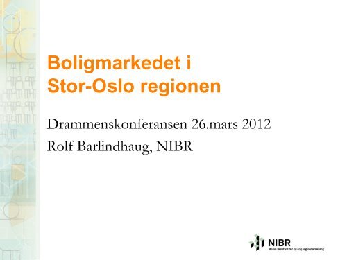 forsker Rolf Barlindhaug,NIBR - insam