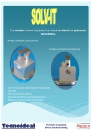 Our wireless solvent dispenser that needs no ... - Tecnoideal Srl