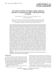 Accumulation of Genistein and Daidzein, Soybean Isoflavones ...