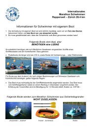 Informationen fÃ¼r Schwimmer mit eigenem Boot - Sri Chinmoy ...