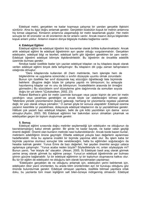 Edebiyatin Dili Ãzerine / Mehmet AYDIN / ( pdf )