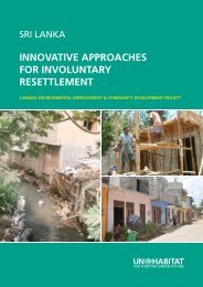Innovative Approaches for Involuntary Resettlement - UN HABITAT