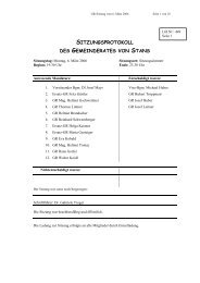 Gemeinderatssitzung am 06.03.2006 - .PDF - Stans