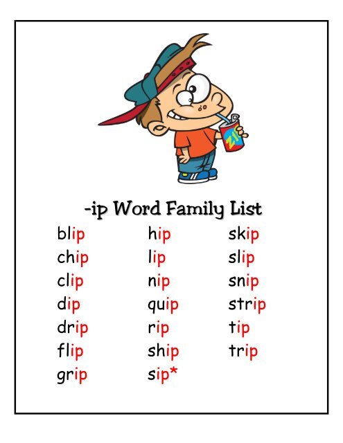 ip FAMILY Set - Word Way