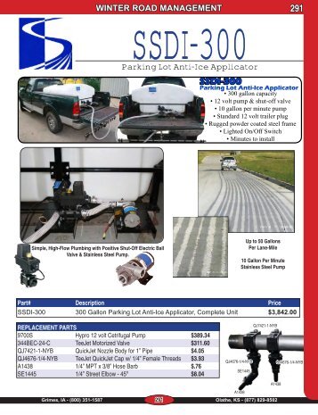 SSDI-300 - Sprayer Specialties, Inc.