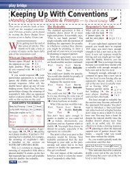 Handling Opponents' Doubles & Preempts - Better Bridge