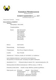 Toimintakertomus v.2007 - kannms.info