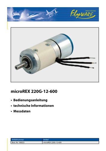 microREX 220G-12-600