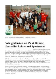 Wir gedenken an Zeki DomaÃ§ Journalist, Lehrer und ... - ATGB