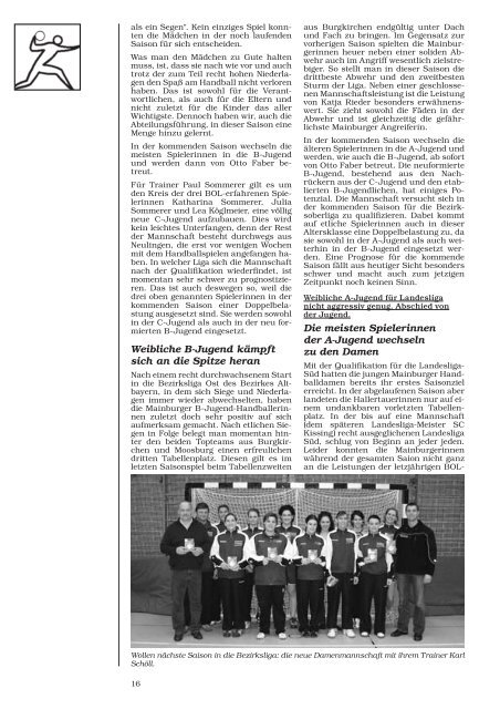 TSV - Nachrichten