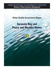 Sarasota Bay and Peace and Myakka Rivers - Florida Department of ...