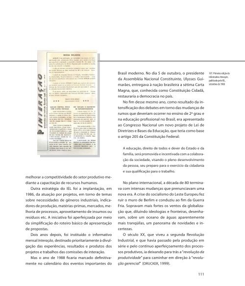 40 anos do IEL na trajetÃ³ria da indÃºstria no Brasil - CNI