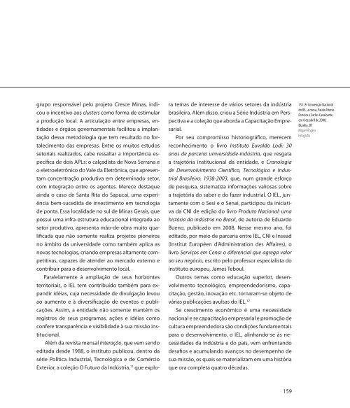 40 anos do IEL na trajetÃ³ria da indÃºstria no Brasil - CNI