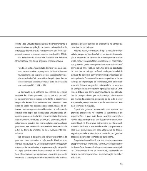 40 anos do IEL na trajetÃ³ria da indÃºstria no Brasil - CNI