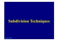 Subdivision Surfaces