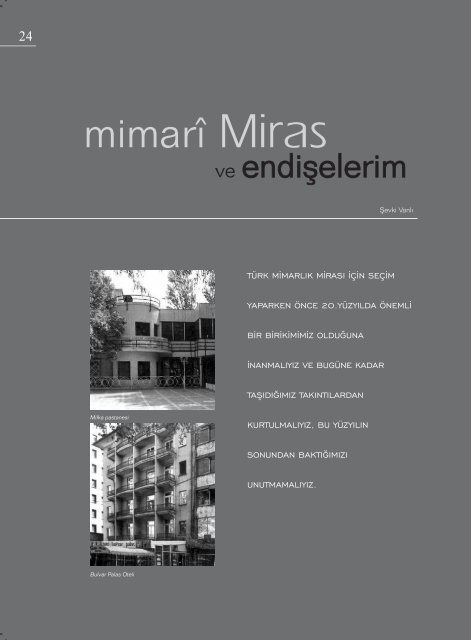 Mimari Miras (.pdf)