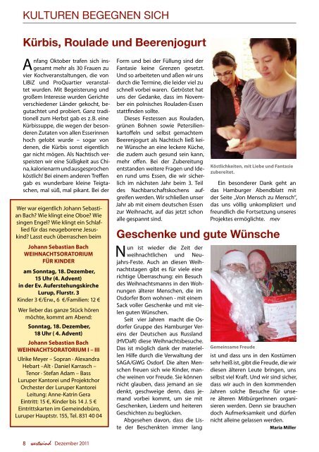 Stadtteilmagazin fÃƒÂ¼r Osdorf und Umgebung - Westwind