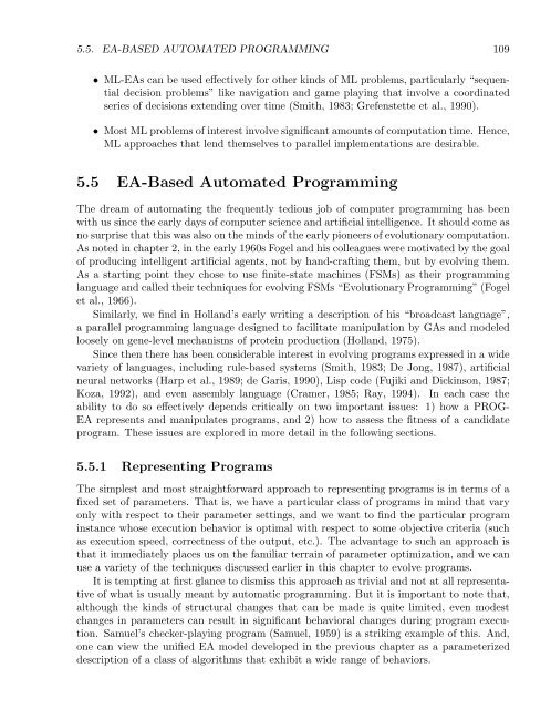 Evolutionary Computation : A Unified Approach