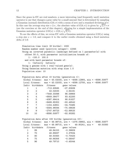 Evolutionary Computation : A Unified Approach