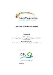 Checkliste zur Bestandsaufnahme - Zukunft Einkaufen