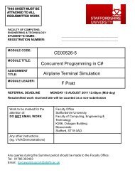 CE00526-5 Concurrent Programming in C# Airplane Terminal ...