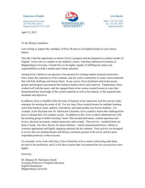 Dr. Shannon Mortimore-Smith