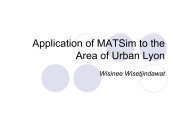 Application of MATSim to Lyon - building an initial scenario - 1