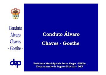 Conduto Ãlvaro Chaves - Goethe - Prefeitura Municipal de Porto ...