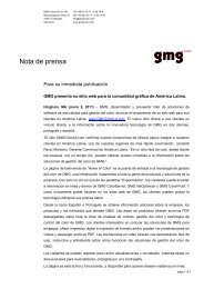 Download as PDF document - GMG Color