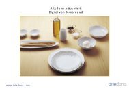 Geschirr Digital von Bernardaud - Artedona