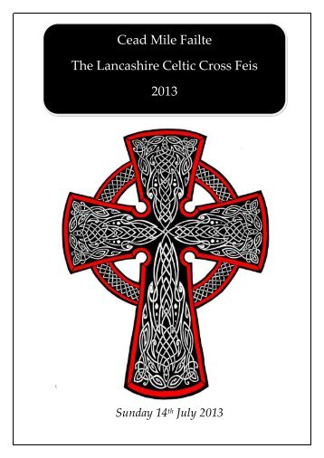 Lancs Celtic Cross - North West Regional Council