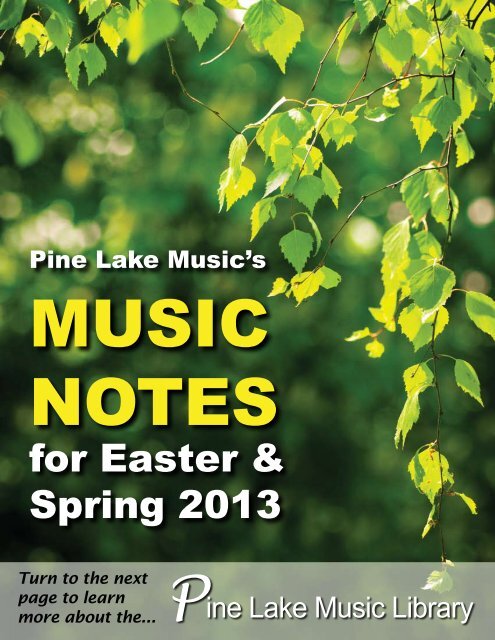 We Will Remember Opening Lyrics Words and  - Pine Lake Music