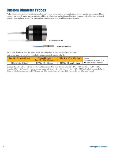 Tubing Id Chart