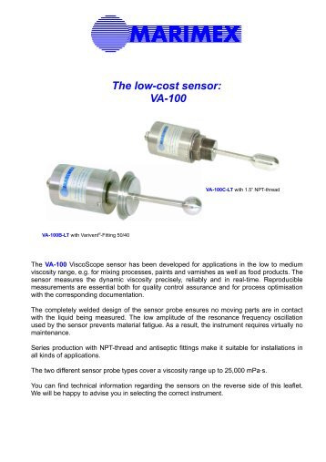 The low-cost sensor: VA-100