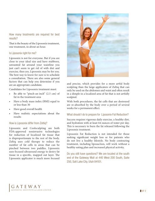 Liposonix Fat Reduction - Gateway Aesthetic Institute and Laser ...