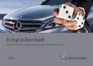 Verlängerung des 4-Jahres-Wertpaket für Pkw - Mercedes Benz