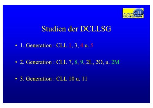 Chronisch lymphatische Leukämie - Tumorzentrum Erlangen ...