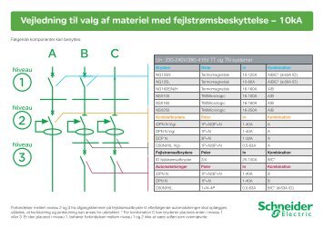 Vejledning til valg af brydermateriel 10kA (pdf ... - Schneider Electric