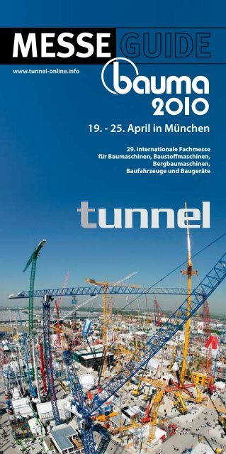 MESSE 9. - 25. April in München - Tunnel