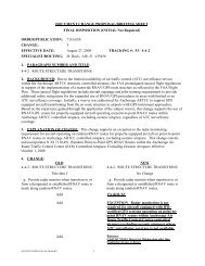ORDER/PUBLICATION: 7110.65S CHANGE - FAA