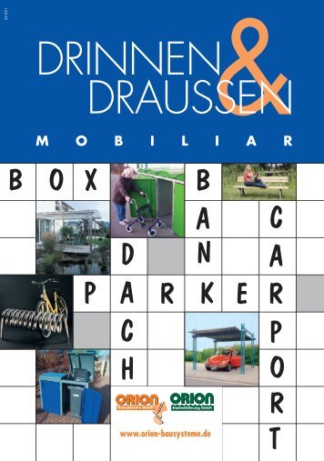 Drinnen & Draussen Katalog - Orion Bausysteme GmbH