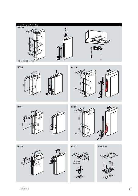 Automatische Standflügel- verriegelungen