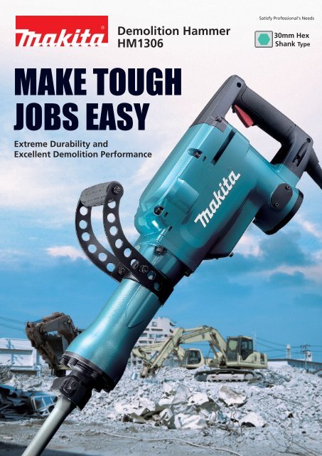 HM1306 Demolition Hammer - Makita